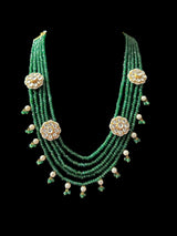 DLN63 pachi kundan necklace in beads ( READY TO SHIP )
