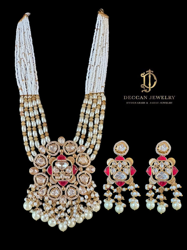 DLN1 Sahar necklace with earrings ( READY TO SHIP )