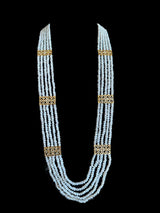 Naira fresh water pearl rani haar in  gold plated silver ( SHIPS IN 4 WEEKS )