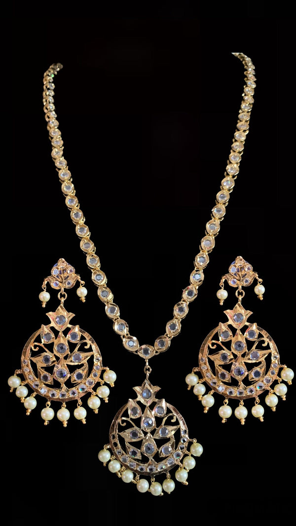 Meena barfi necklace set ( SHIPS IN 3 WEEKS  )