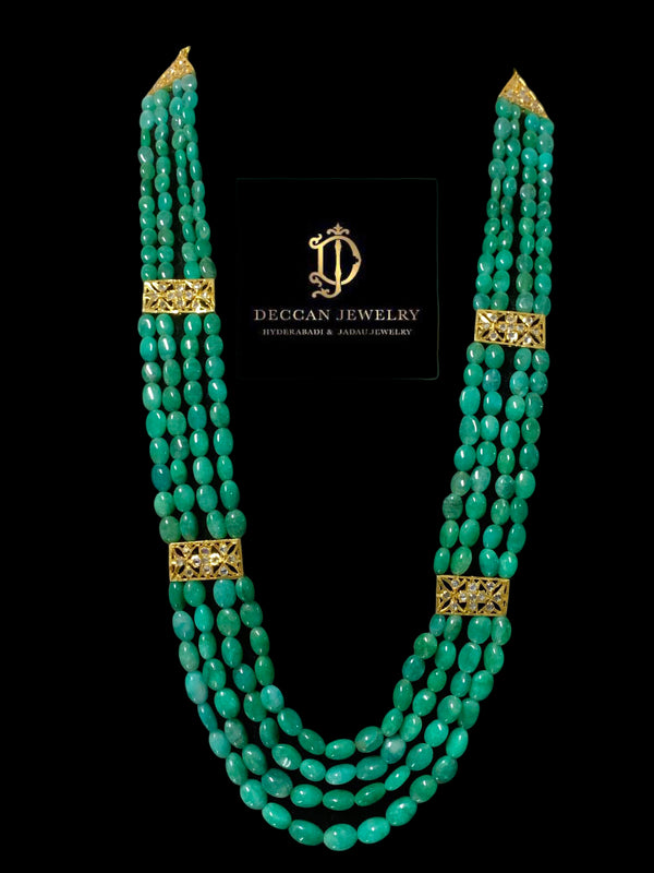 Gazala emerald necklace ( SHIPS IN 3 WEEKS )