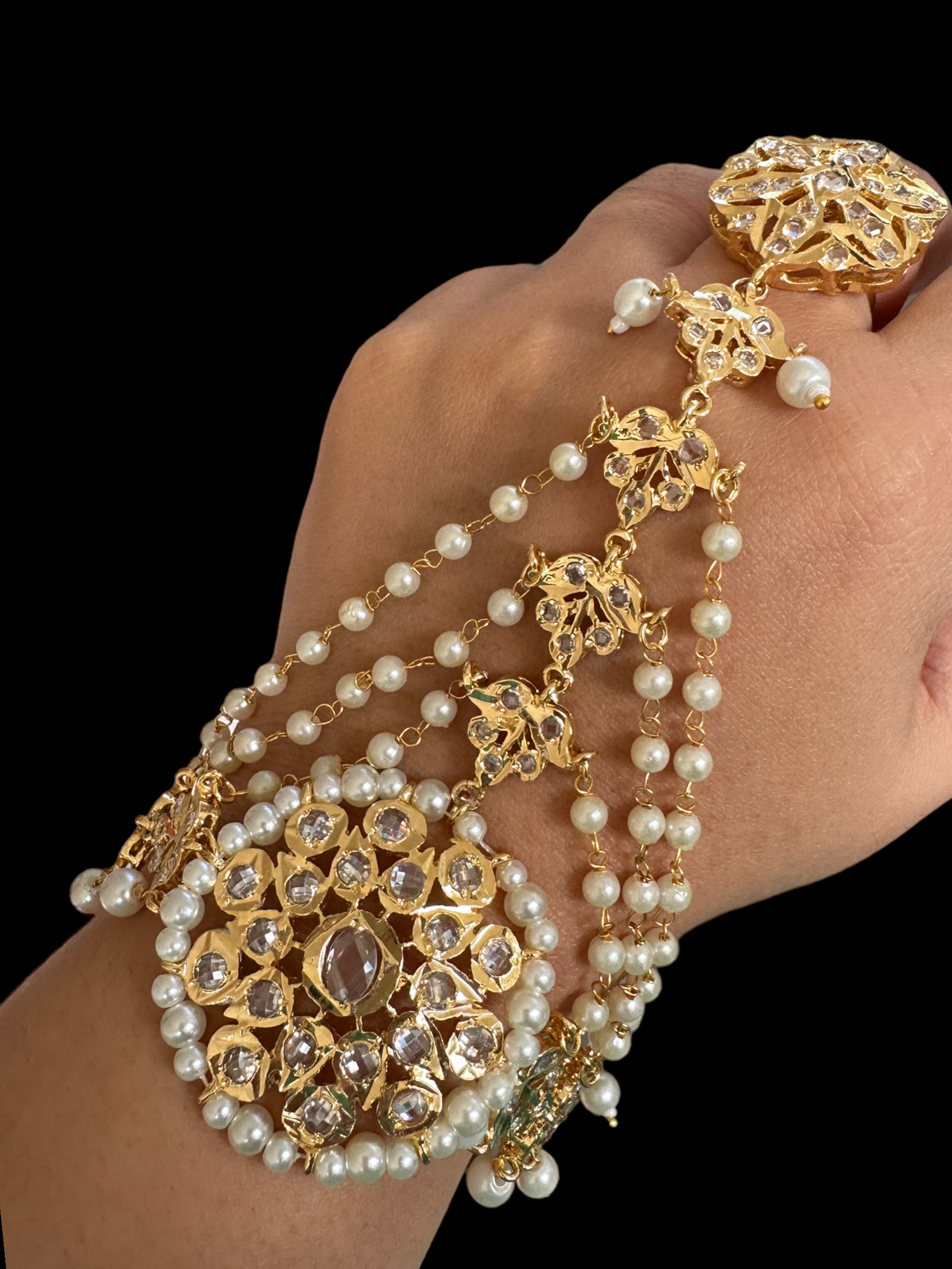 Semi-Precious Haathphool — Deccan Jewelry