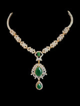 DNS145 suha necklace set in green ( READY TO SHIP )