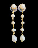 DNS222 Three layered fresh water  pearl mala  (READY TO SHIP )