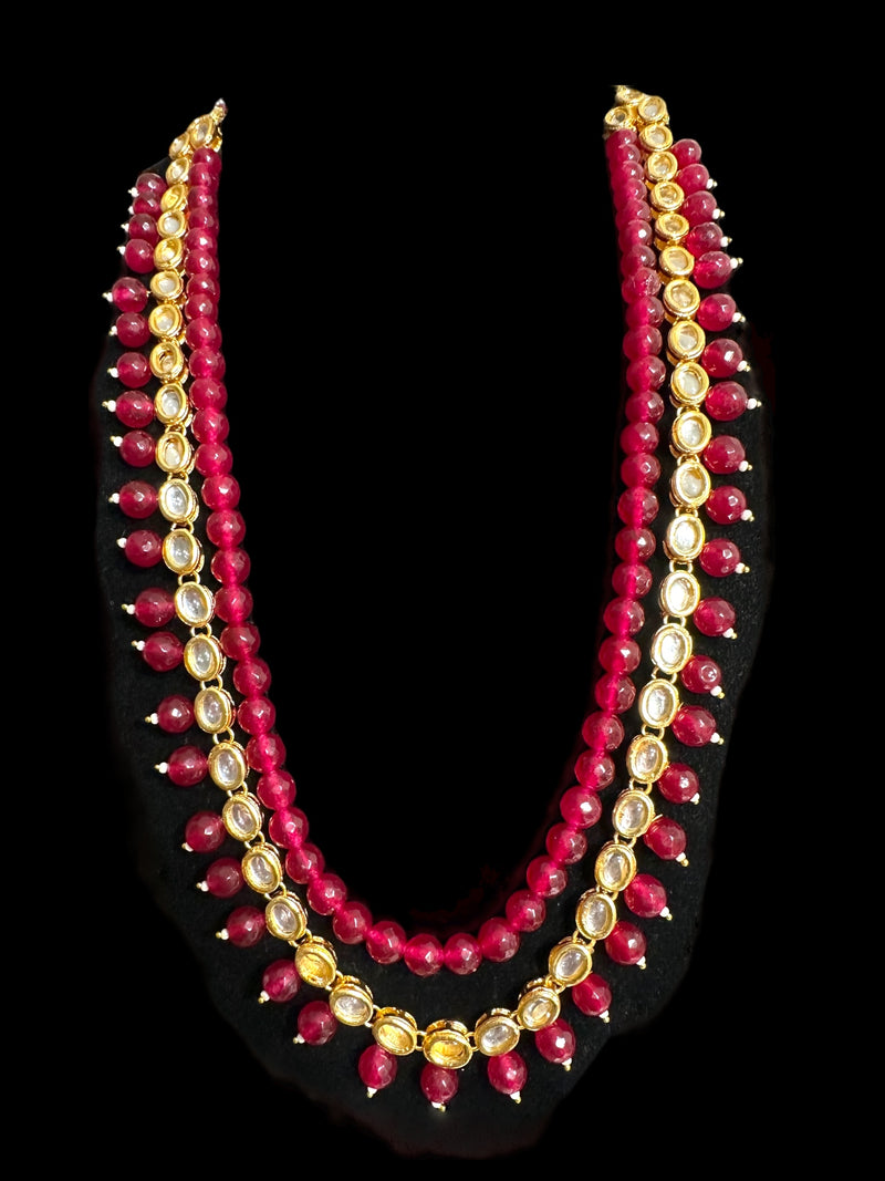 Yukta necklace - Red ( READY TO SHIP )