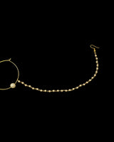 Gold-Plated bridal Nosering with Shell Pearls – Pierced & Non-Pierced Option ( READY TO SHIP )