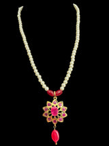 PS377 Nisa pendant set in Ruby  (READY TO SHIP)