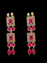 C588 Gauhar hyderabadi choker in Ruby  ( READY TO SHIP )