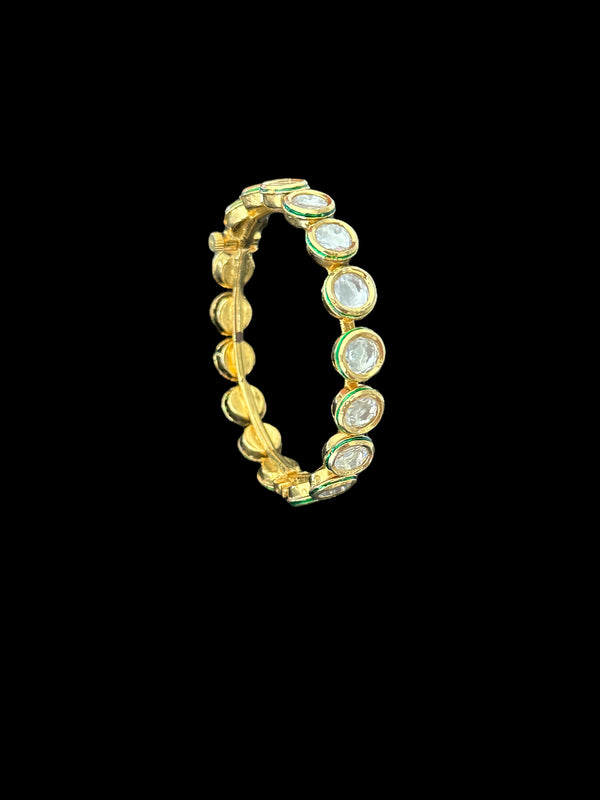 B183 single kundan bangle  (READY TO SHIP)