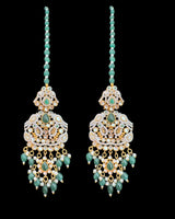 Zehra Kundan Bridal Set – Gold-Plated Bridal Jewelry Set ( READY TO SHIP )