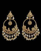 Jadau necklace set in pearls ( READY TO SHIP )