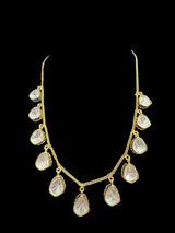 DNS152 siya necklace earrings in Polki ( READY TO SHIP )