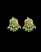 Jadau pendant - Emerald pearl   ( READY TO SHIP )