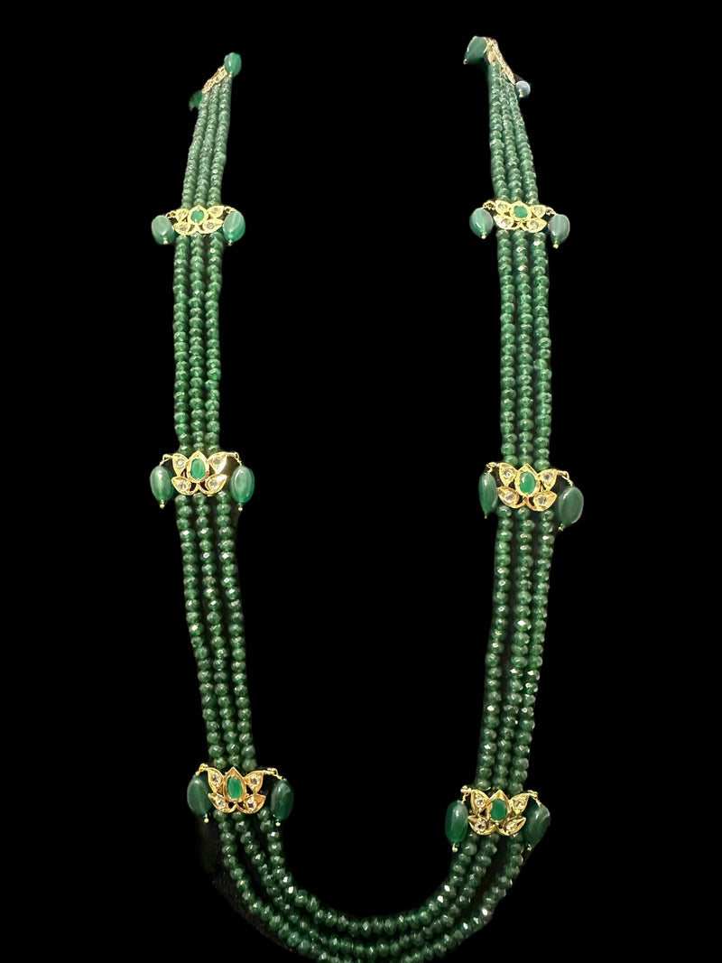LN49 Raina green beads   necklace ( READY TO SHIP )