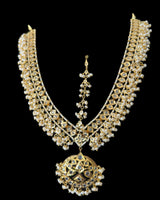 DJTK370 Meena bridal mathapatti in fresh water pearls ( READY TO SHIP )