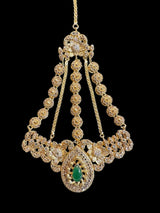 Mehtab bridal set in emerald ( READY TO SHIP )