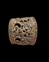 Broad Gold-Plated Mango Motif Kadhas (Set of 2) ( READY TO SHIP )