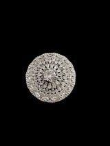 DJR130  Cz silver plated  ring ( READY TO SHIP)