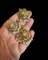 Jadau pendant - Navratan  ( READY TO SHIP )