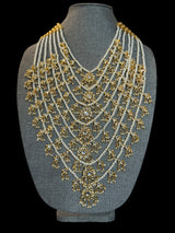 SAT109 ANSA 7 layer satlada in kundan and pearls ( READY TO SHIP )