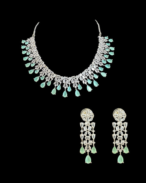 Silver plated  necklace set - MINT ( READY TO SHIP )