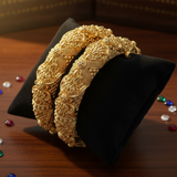 DJAN6 Antique gold plated bangles - openable ( 2.4//2.6) ( READY TO SHIP )