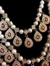 Kyra  five layered kundan necklace / satlada ( SHIPS IN 4 WEEKS )