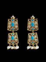 DNS103 Badia in turquoise with  pearls ( READY TO SHIP  )