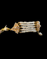 Gold plated choker set in fresh water pearls ( READY TO SHIP )