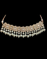 C99 Meera kundan choker with earrings ( READY TO SHIP )