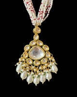PS550 High quality kundan and pearl pendant set ( READY TO SHIP )