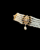 Gold plated choker set in fresh water pearls ( READY TO SHIP )