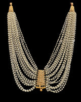 LN503 Multilayered gold plated mala with pearls ( READY TO SHIP )