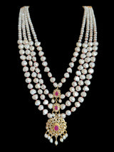 DLN70 Fresh water pearls Rani haar ( SHIPS IN 2 WEEKS  )