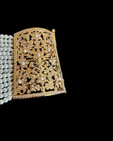 Jadau bahi / bracelet in pearls   ( READY TO SHIP )