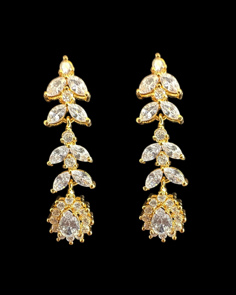 Tear drop CZ earrings ( READY TO SHIP