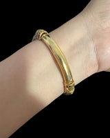 BG806A SALWA zircon bangles - Ruby emerald , openable ( READY TO SHIP )