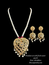 PS243 Akriti pendant  with earrings ( READY TO SHIP )