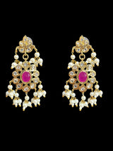 Safa guttapusalu  necklace set in rubies (SHIPS IN 3 WEEKS )