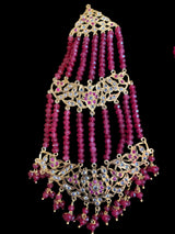 Noor bridal set in rubies (SHIPS IN 4 WEEKS )