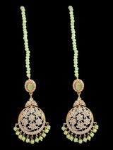 DNS143 Zehra necklace set in mint ( READY TO SHIP )