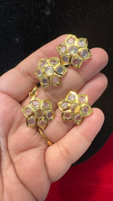 PS569 Pendant earrings and ring set ( READY TO SHIP )