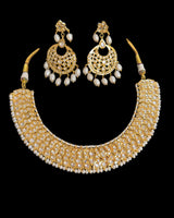 Sofia moissanite Polki necklace set ( READY TO SHIP )