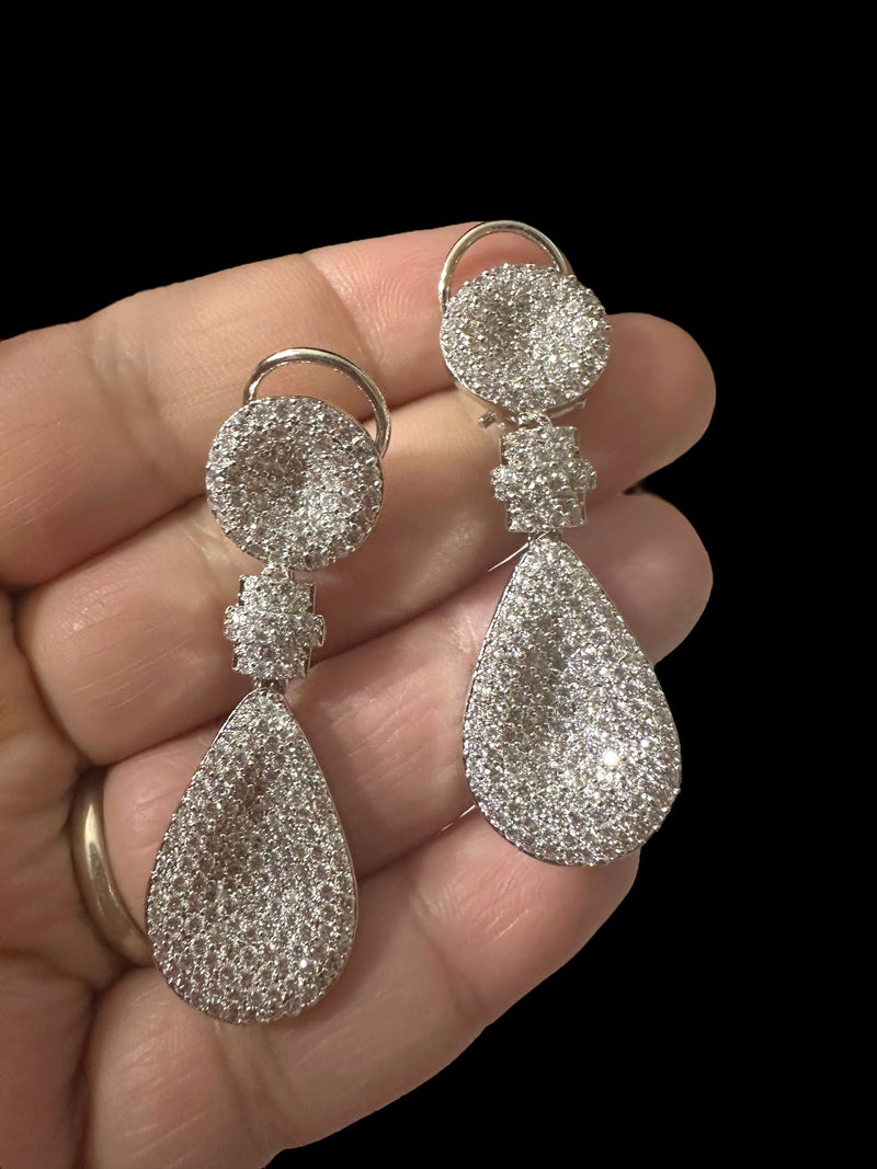 Cz earrings ( READY TO SHIP )