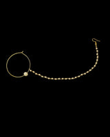 Gold-Plated bridal Nosering with Shell Pearls – Pierced & Non-Pierced Option ( READY TO SHIP )