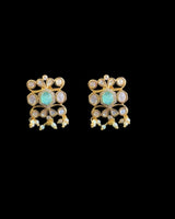 C589 Vedika polki choker in mint green ( READY TO SHIP)