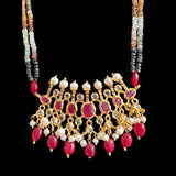 PS225 Tirmani in tourmaline  beads( READY TO SHIP  )