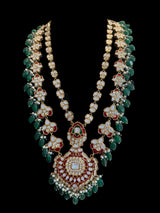 Subah long meenakari Rani haar with earrings ( READY TO SHIP )