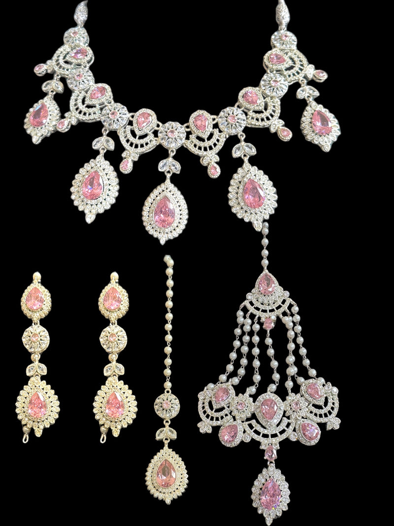 BR309 Sabina Cz bridal set ( READY TO SHIP )