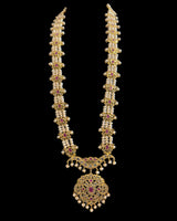 LN32 Kashf hyderabadi Rani haar in fresh water pearls ( READY TO SHIP )